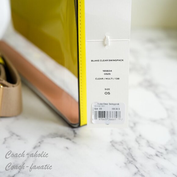 NWT Tory Burch Blake Clear Swingpack Crossbody 165834 - Picture 5 of 8